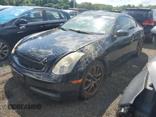 2007 Infiniti G35 Coupe with VIN JNKCV54E27M904435, listed as a Copart auction lot 84934364 with 0 mi miles and Non Repairable. Bid and sale history available at carsss.com. Image 1.