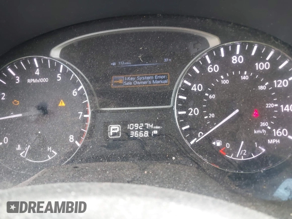 2013 Nissan Altima SV with VIN 1N4AL3AP5DN410428, listed as a IAAI auction lot 41176057 with 109,274 mi miles and . Bid and sale history available at carsss.com. Image 7.