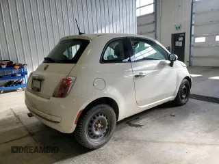 2016 FIAT 500 Pop with VIN 3C3CFFARXGT222011, listed as a Copart auction lot 46491315 with 50,416 mi miles and Salvage Title. Bid and sale history available at carsss.com. Image 3.