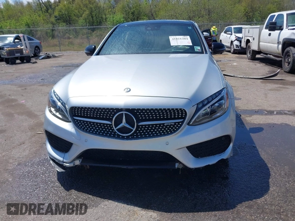 2017 Mercedes-Benz C 43 AMG with VIN 55SWF6EB4HU185817, listed as a IAAI auction lot 41821204 with 86,699 mi miles and . Bid and sale history available at DreamBid. Image 12.