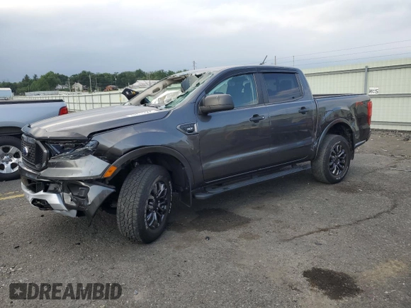2019 Ford Ranger XL with VIN 1FTER4FH5KLA21640, listed as a Copart auction lot 62613985 with 27,964 mi miles and Salvage title. Bid and sale history available at DreamBid. Image 1.