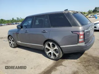 2017 Land Rover Range Rover with VIN SALGS2FE3HA359431, listed as a Copart auction lot 61728395 with 75,210 mi miles and Salvage title. Bid and sale history available at DreamBid. Image 2.
