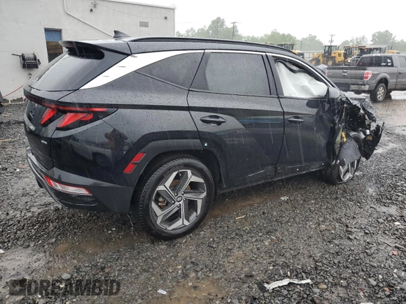 2024 Hyundai Tucson SEL z VIN 5NMJBCDE9RH423615, wystawiony jako Copart lot #56845595 z przebiegiem 15 587 mil mil oraz Szkoda całkowita • Salvage title. Historia ofert i sprzedaży dostępna na DreamBid. Obrazek 3.