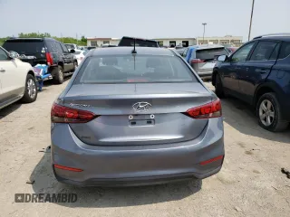 2020 Hyundai Accent SE with VIN 3KPC24A63LE125846, listed as a Copart auction lot 52751083 with 91,086 mi miles. Bid and sale history available at carsss.com. Image 6.