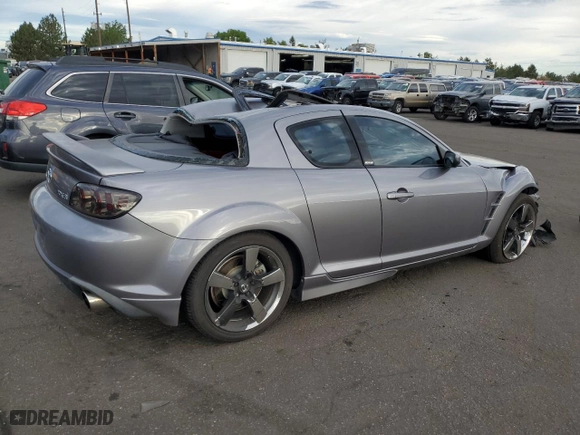 2004 Mazda RX-8 with VIN JM1FE173840137114, listed as a Copart auction lot 67827424 with 62,740 mi miles and Clean Title. Bid and sale history available at carsss.com. Image 3.