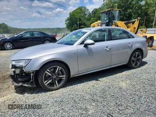 2018 Audi A4 Premium Plus with VIN WAUENAF4XJA109016, listed as a Copart auction lot 59967475 with 164,077 mi miles and Salvage title. Bid and sale history available at DreamBid. Image 1.