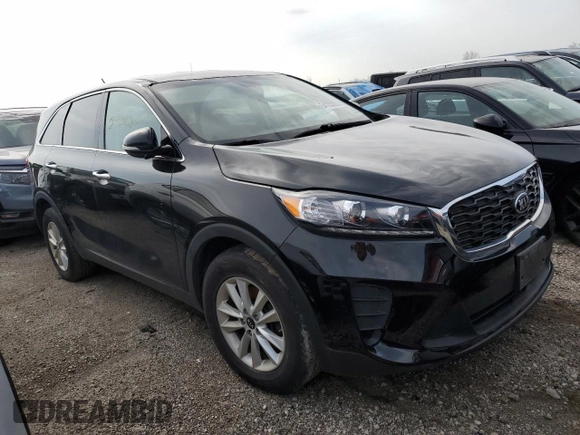 2019 Kia Sorento LX with VIN 5XYPG4A35KG582488, listed as a Copart auction lot 54122035 with 160,602 mi miles and Clean Title. Bid and sale history available at carsss.com. Image 4.