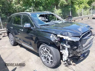 2022 Hyundai Palisade Calligraphy z VIN KM8R74HE9NU467410, wystawiony jako IAAI lot #42223299 z przebiegiem 35 931 mil mil oraz . Historia ofert i sprzedaży dostępna na DreamBid. Obrazek 1.