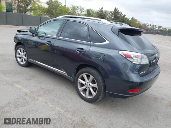2010 Lexus RX 350 with VIN 2T2BK1BAXAC076021, listed as a IAAI auction lot 42077386 with 181,990 mi miles and . Bid and sale history available at DreamBid. Image 3.