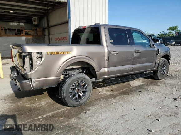 2023 Ford F-150 XL with VIN 1FTEW1E81PFB44320, listed as a Copart auction lot 53779775 with 37,500 mi miles and Salvage Title. Bid and sale history available at carsss.com. Image 3.