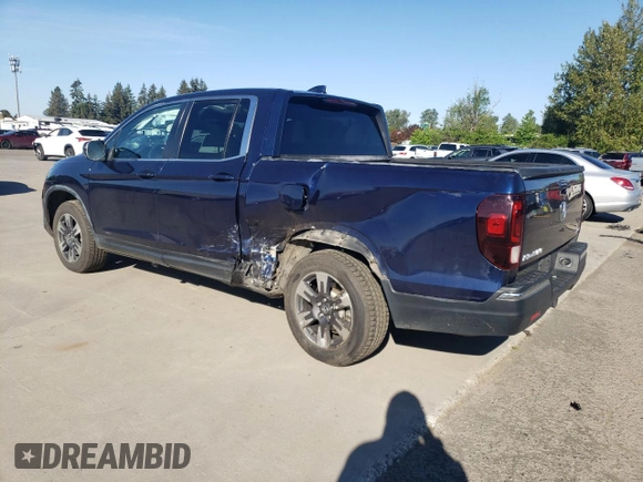 2017 Honda Ridgeline RTL-T with VIN 5FPYK3F63HB008494, listed as a Copart auction lot 55640195 with 91,131 mi miles and Salvage title. Bid and sale history available at DreamBid. Image 2.