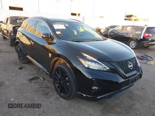2023 Nissan Murano SV with VIN 5N1AZ2BJ1PC105291, listed as a IAAI auction lot 41064294 with 15,724 mi miles. Bid and sale history available at carsss.com. Image 1.
