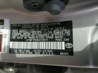 2014 Toyota Camry L with VIN 4T1BF1FK0EU740441, listed as a Copart auction lot 51610765 with 130,284 mi miles and Salvage Title. Bid and sale history available at carsss.com. Image 14.