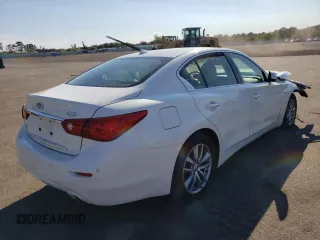 2014 Infiniti Q50 with VIN JN1BV7AR2EM691213, listed as a Copart auction lot 50857185 with 91,924 mi miles and Non Repairable. Bid and sale history available at carsss.com. Image 4.