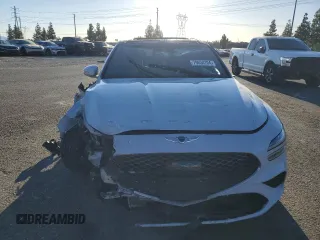 2022 Genesis G70 3.3T with VIN KMTG54TE9NU081984, listed as a Copart auction lot 79634704 with 63,169 mi miles and Salvage Title. Bid and sale history available at DreamBid. Image 5.