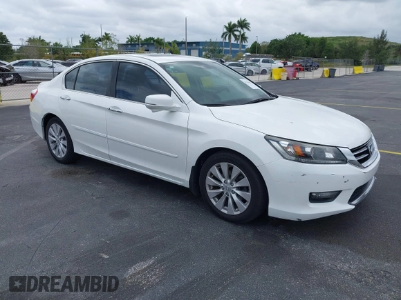 2015 Honda Accord EX-L с VIN 1HGCR2F82FA125453, выставлен на аукционе IAAI как лот 39150439 с пробегом 132 000 миль миль и . История ставок и продаж доступна на DreamBid. Изображение 1.