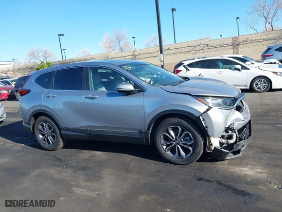 2020 Honda CR-V EX-L with VIN 7FARW1H88LE019461, listed as a IAAI auction lot 41805202 with 26,011 mi miles. Bid and sale history available at carsss.com. Image 14.