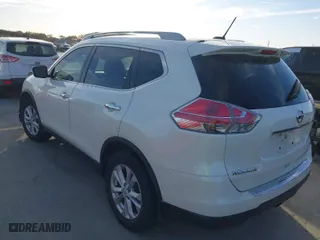 2016 Nissan Rogue SV with VIN 5N1AT2MN8GC842764, listed as a IAAI auction lot 41791822 with 125,123 mi miles. Bid and sale history available at carsss.com. Image 3.