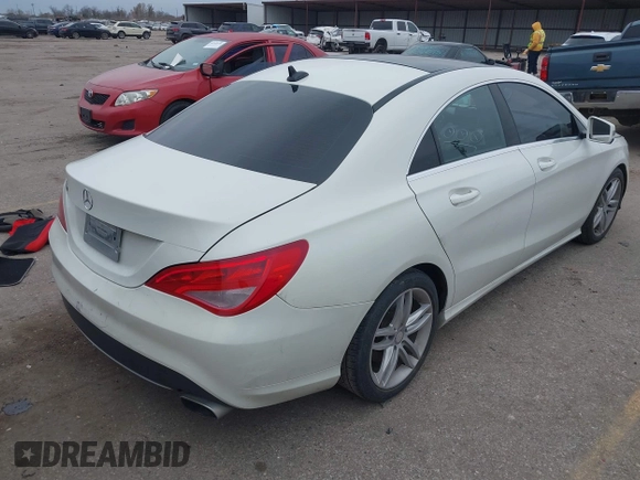 2016 Mercedes-Benz CLA with VIN WDDSJ4EB3GN322304, listed as a IAAI auction lot 41349459 with 159,347 mi miles. Bid and sale history available at carsss.com. Image 4.