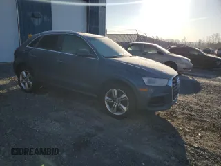 2016 Audi Q3 with VIN WA1JFCFS1GR018195, listed as a Copart auction lot 48454905 with 166,757 mi miles and Salvage title. Bid and sale history available at DreamBid. Image 4.