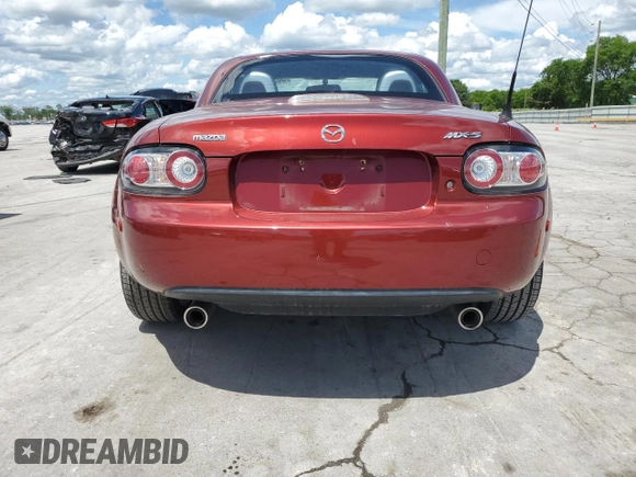 2008 Mazda MX-5 Miata Grand Touring z VIN JM1NC26F580144269, wystawiony jako Copart lot #56586405 z przebiegiem 52 871 mil mil oraz Szkoda całkowita • Salvage title. Historia ofert i sprzedaży dostępna na DreamBid. Obrazek 6.