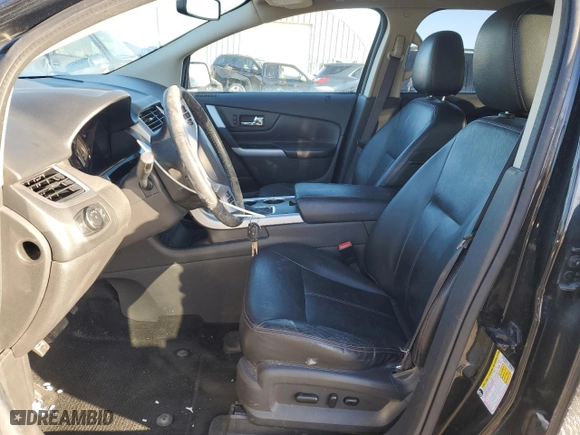 2014 Ford Edge SEL with VIN 2FMDK4JC9EBB85985, listed as a Copart auction lot 46152195 with 136,808 mi miles and Salvage Title. Bid and sale history available at carsss.com. Image 7.
