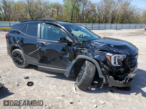 2022 GMC Terrain SLE z VIN 3GKALMEV0NL293548, wystawiony jako Copart lot #51982185 z przebiegiem 56 695 mil mil oraz Szkoda całkowita • Salvage title. Historia ofert i sprzedaży dostępna na DreamBid. Obrazek 4.