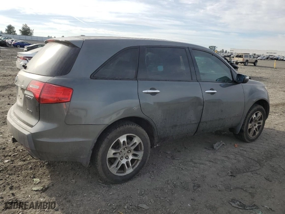 2007 Acura MDX with VIN 2HNYD28217H521785, listed as a Copart auction lot 42748145 with 143,108 mi miles and Salvage Title. Bid and sale history available at carsss.com. Image 3.