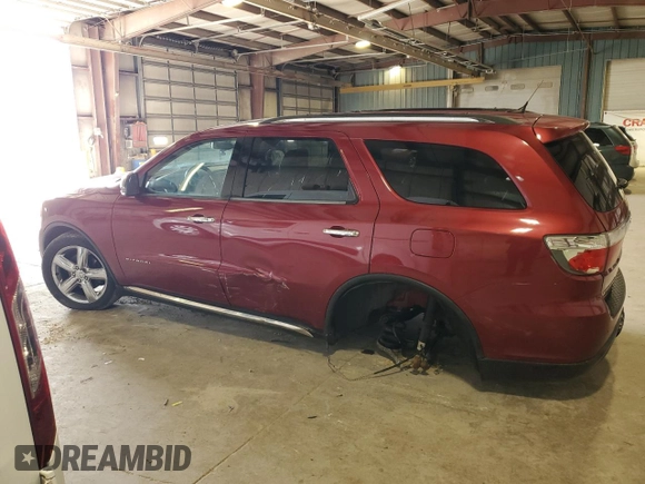 2013 Dodge Durango Citadel z VIN 1C4RDJEG9DC655575, wystawiony jako Copart lot #54382115 z przebiegiem 166 453 mil mil oraz Szkoda całkowita • Salvage title. Historia ofert i sprzedaży dostępna na DreamBid. Obrazek 2.