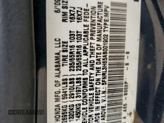 2010 Honda Odyssey EX-L с VIN 5FNRL3H65AB001902, выставлен на аукционе Copart как лот 58550114 с пробегом 158 484 миль миль и Чистый • Clean title. История ставок и продаж доступна на DreamBid. Изображение 13.