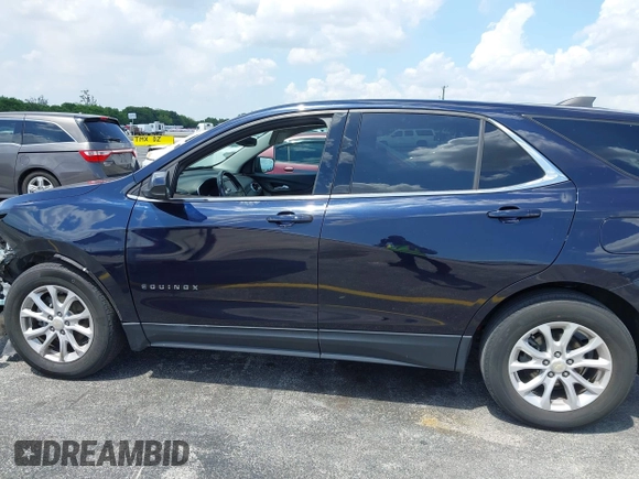 2020 Chevrolet Equinox LT with VIN 3GNAXJEV5LS592266, listed as a IAAI auction lot 41924328 with 61,574 mi miles and . Bid and sale history available at DreamBid. Image 14.