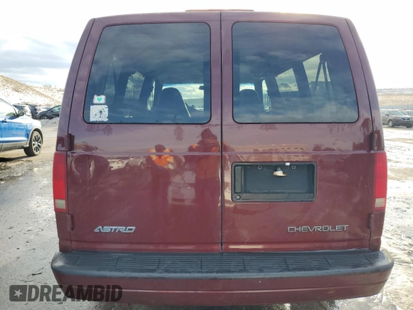 2004 Chevrolet Astro with VIN 1GNDM19X04B114559, listed as a Copart auction lot 42587645 with 212,760 mi miles and Salvage Title. Bid and sale history available at carsss.com. Image 6.