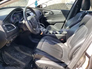 2015 Chrysler 200 C with VIN 1C3CCCCG9FN513908, listed as a Copart auction lot 50049225 with 135,742 mi miles and Salvage Title. Bid and sale history available at carsss.com. Image 7.