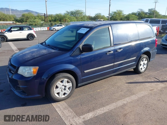 2013 Ram Cargo Van Tradesman with VIN 2C4JRGAG2DR783641, listed as a IAAI auction lot 41526134 with 16,137 mi miles. Bid and sale history available at carsss.com. Image 2.