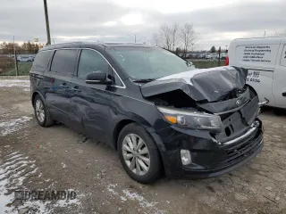 2015 Kia Sedona SX with VIN KNDMC5C13F6022249, listed as a Copart auction lot 83249054 with 0 mi miles and Clean Title. Bid and sale history available at carsss.com. Image 4.