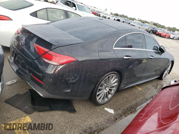 2019 Mercedes-Benz CLS with VIN WDD2J5JB6KA028214, listed as a Copart auction lot 74441954 with 0 mi miles and Salvage Title. Bid and sale history available at carsss.com. Image 3.
