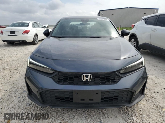 2025 Honda Civic Sport z VIN 2HGFE2F58SH504628, wystawiony jako Copart lot #49926395 z przebiegiem 4 760 mil mil oraz Czysty tytuł • Clean title. Historia ofert i sprzedaży dostępna na DreamBid. Obrazek 5.