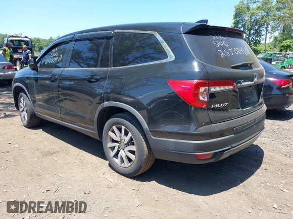 2019 Honda Pilot EX-L with VIN 5FNYF6H52KB006469, listed as a IAAI auction lot 42103135 with 12,757 mi miles and . Bid and sale history available at DreamBid. Image 3.