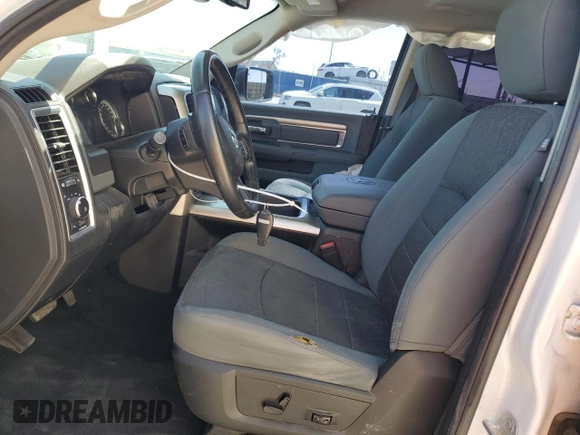 2018 Ram 1500 SLT with VIN 1C6RR6GG5JS123535, listed as a Copart auction lot 52570845 with 109,853 mi miles and Salvage title. Bid and sale history available at DreamBid. Image 7.