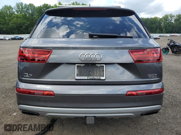 2018 Audi Q7 Prestige with VIN WA1VAAF74JD054161, listed as a Copart auction lot 64581655 with 112,426 mi miles and Clean title. Bid and sale history available at DreamBid. Image 6.