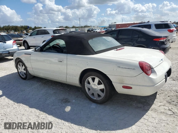 2002 Ford Thunderbird Hardtop Premium with VIN 1FAHP60A22Y124596, listed as a Copart auction lot 79107984 with Not Provided miles and Salvage Title. Bid and sale history available at DreamBid. Image 2.