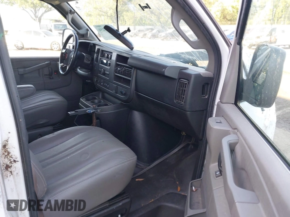 2018 Chevrolet Express Cargo Van with VIN 1GCZGHFG5J1338222, listed as a IAAI auction lot 42055230 with 160,882 mi miles. Bid and sale history available at carsss.com. Image 5.
