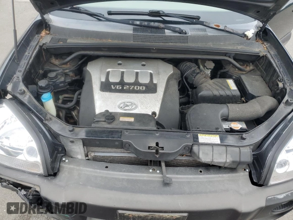 2005 Hyundai Tucson GLS with VIN KM8JN12D35U169629, listed as a Copart auction lot 57719265 with 97,467 mi miles and Clean title. Bid and sale history available at DreamBid. Image 12.