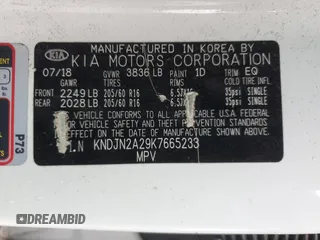 2019 Kia Soul with VIN KNDJN2A29K7665233, listed as a Copart auction lot 47465995 with 34,966 mi miles and Salvage Title. Bid and sale history available at carsss.com. Image 14.