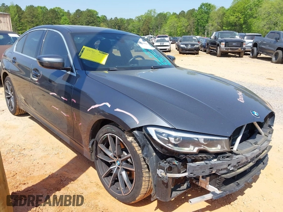 2019 BMW 3 Series 330i with VIN WBA5R1C5XKFH00567, listed as a IAAI auction lot 42076068 with 160,576 mi miles and . Bid and sale history available at DreamBid. Image 1.