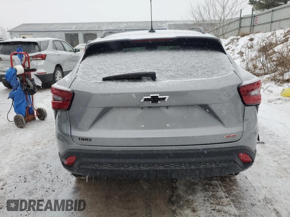 2024 Chevrolet Trax 2RS with VIN KL77LJE27RC124278, listed as a Copart auction lot 44200785 with 6,365 mi miles and Non Repairable. Bid and sale history available at DreamBid. Image 6.