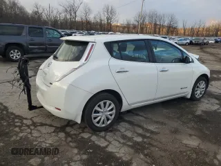 2015 Nissan LEAF SL with VIN 1N4AZ0CP6FC312470, listed as a Copart auction lot 45994925 with Not provided miles and Non repairable. Bid and sale history available at DreamBid. Image 3.