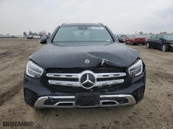 2022 Mercedes-Benz GLC with VIN W1N0G8DB7NG078692, listed as a Copart auction lot 47853945 with 29,708 mi miles and Salvage Title. Bid and sale history available at carsss.com. Image 5.