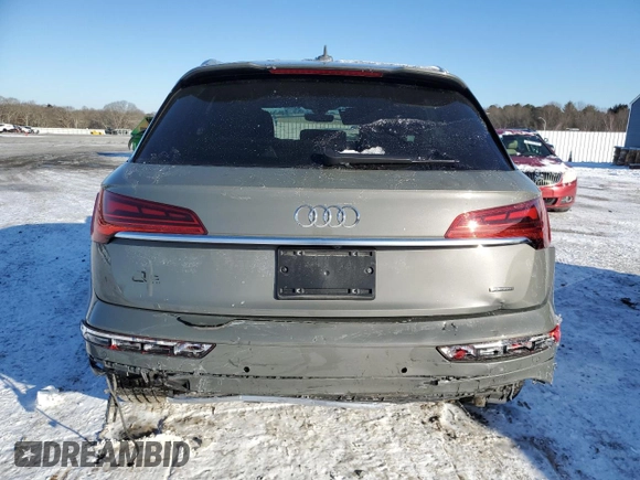 2023 Audi Q5 S line Premium Plus with VIN WA1EAAFY2P2180824, listed as a Copart auction lot 41859325 with 28,491 mi miles and Salvage Title. Bid and sale history available at carsss.com. Image 6.