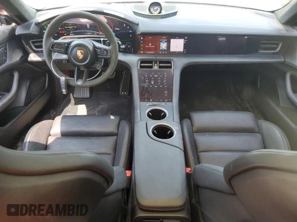 2022 Porsche Taycan GTS with VIN WP0AD2Y14NSA59956, listed as a Copart auction lot 65399344 with 15,466 mi miles and Salvage Title. Bid and sale history available at DreamBid. Image 8.